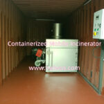 Containerized Mobile Incinerator 50-100kgs per hour Model TS50