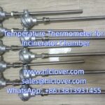 Temperature Thermometer for Incinerator Chamber